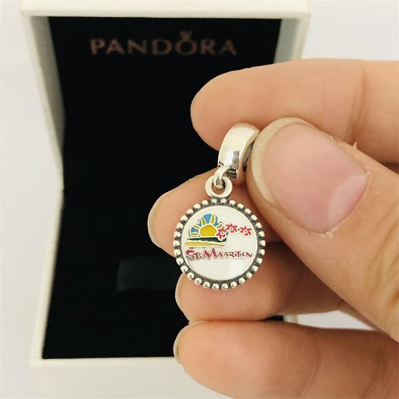✨🔥Pandora St Maarten Exclusive Dangle Charm - Picture 2 of 5